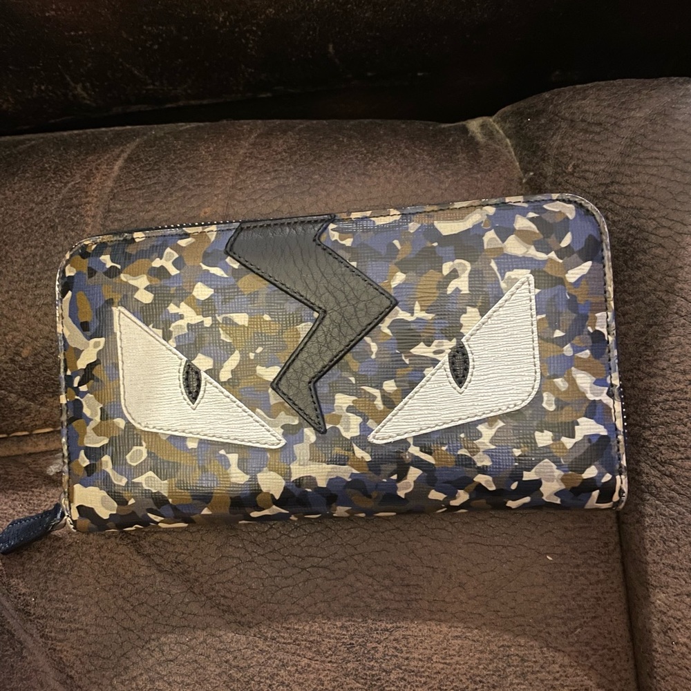 Fendi monster wallet